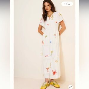 The Somerset Embroidered Maxi Dress